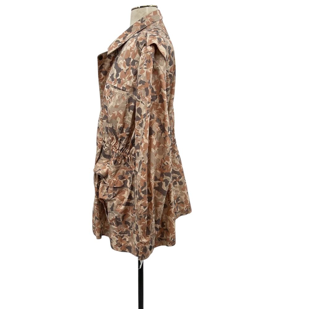 The Upside Henley Rover Utility Jacket Organic Cotton Printed Camo Size‎ L US 10 - Picture 8 of 16